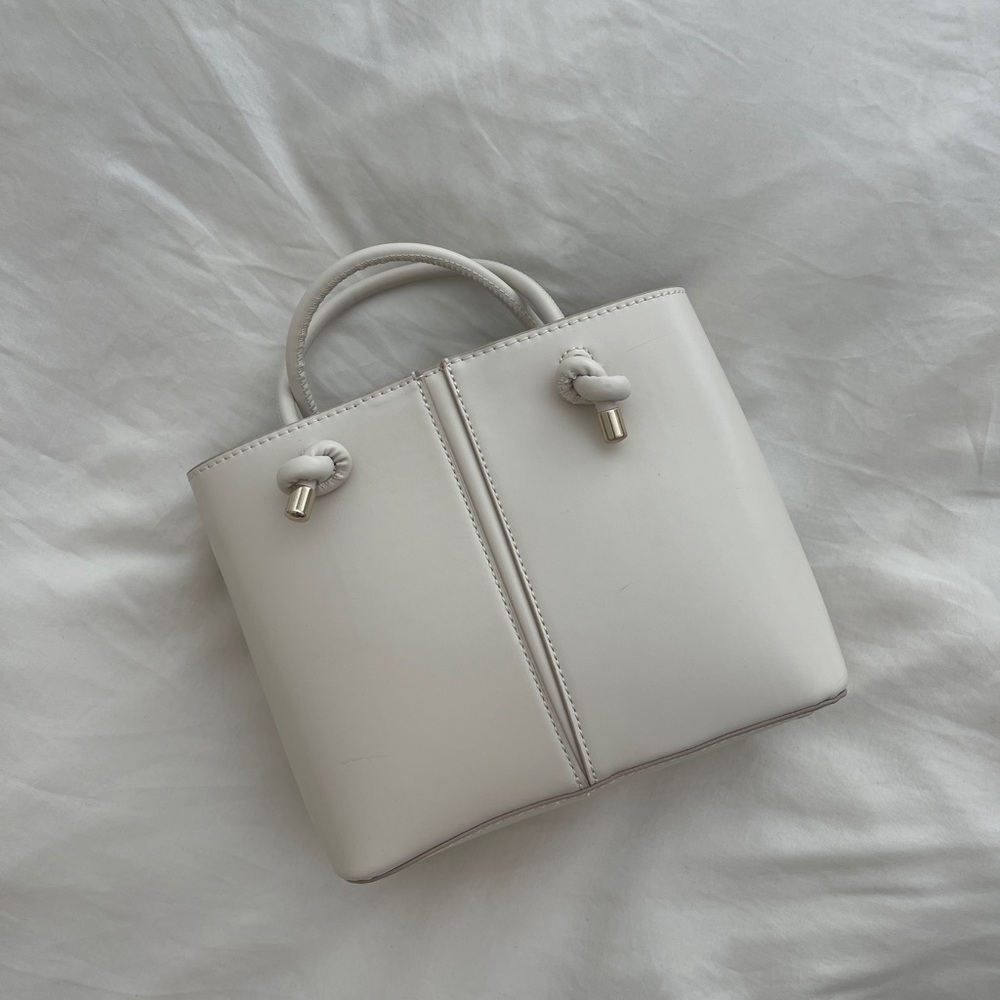 Zara white small bag